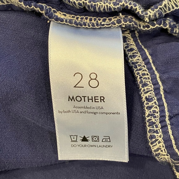 MOTHER💕The Ruffle Mini Skirt in Bet Blueprint Size 28 - Picture 12 of 15